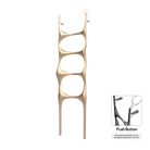 P&Bhusri S6-M-BBZ-N Crete Palace Towel Warmer in PVD Brushed Bronze