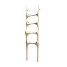P&Bhusri S6-M-BBZ-SC Crete Palace Towel Warmer in PVD Brushed Bronze