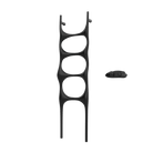 P&Bhusri S6-M-BLK-XA Crete Palace Towel Warmer in Matte Black