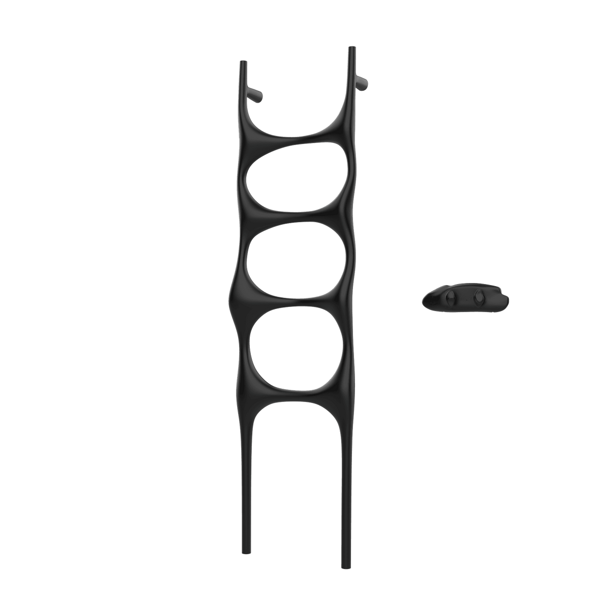 Sèche-serviettes P&Bhusri S6-M-BLK-XA Crete Palace, noir mat