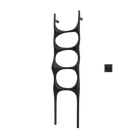 P&Bhusri S6-M-BLK-XM Crete Palace Towel Warmer in Matte Black