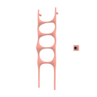 P&Bhusri S6-M-BPK-XM Crete Palace Towel Warmer in Blossom Pink