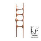 P&Bhusri S6-M-BRG-N Crete Palace Towel Warmer in PVD Brushed Rose Gold