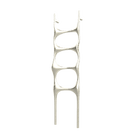P&Bhusri S6-M-BWG-SC Crete Palace Towel Warmer in PVD Brushed White Gold