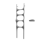 P&Bhusri S6-M-GML-XA Crete Palace Towel Warmer in PVD Gun Metal