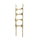 P&Bhusri S6-M-LGD-SC Crete Palace Towel Warmer in PVD Polished Luxury Gold