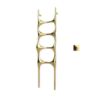 P&Bhusri S6-M-LGD-XM Crete Palace Towel Warmer in PVD Polished Luxury Gold