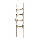 P&Bhusri S6-M-PBZ-SC Crete Palace Towel Warmer in PVD Polished Bronze