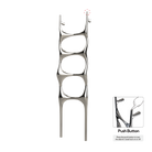 P&Bhusri S6-M-PNI-N Crete Palace Towel Warmer in PVD Polished Nickel