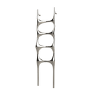 P&Bhusri S6-M-PNI-SC Crete Palace Towel Warmer in PVD Polished Nickel