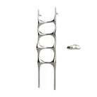 P&Bhusri S6-M-PNI-XA Crete Palace Towel Warmer in PVD Polished Nickel