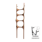 P&Bhusri S6-M-RGD-N Crete Palace Towel Warmer in PVD Polished Rose Gold
