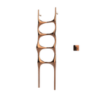 P&Bhusri S6-M-RGD-XM Crete Palace Towel Warmer in PVD Polished Rose Gold