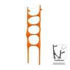P&Bhusri S6-M-SOR-N Crete Palace Towel Warmer in Sienna Orange