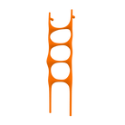 P&Bhusri S6-M-SOR-SC Crete Palace Towel Warmer in Sienna Orange