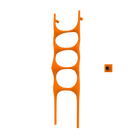 P&Bhusri S6-M-SOR-XM Crete Palace Towel Warmer in Sienna Orange