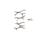 P&Bhusri S7-LM-BNI-XA Sèche-serviettes grand + moyen branche de Daphné en nickel brossé PVD