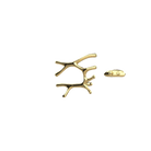 P&Bhusri S7-L-LGD-XA Daphne's Branch Large Towel Warmer in PVD Polished Luxury Gold
