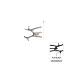 P&Bhusri S7-M-BNI-N-DO Daphne's Branch Medium Towel Warmer in PVD Brushed Nickel