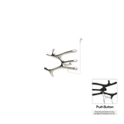 P&Bhusri S7-M-PWG-N-DO Daphne's Branch Medium Towel Warmer in PVD Polished White Gold