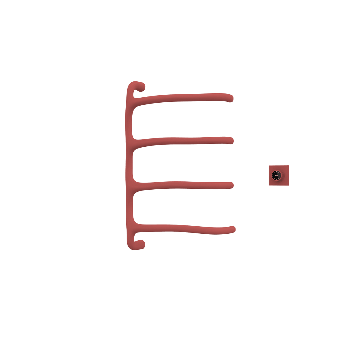 Sèche-serviettes P&Bhusri S8-M-ARD-XM Tuscany Glimmer, rouge ambré