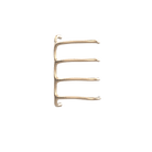 Sèche-serviettes P&Bhusri S8-M-BBZ-SC Tuscany Glimmer en bronze brossé PVD