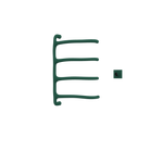 Sèche-serviettes P&Bhusri S8-M-EGR-XM Tuscany Glimmer, vert émeraude