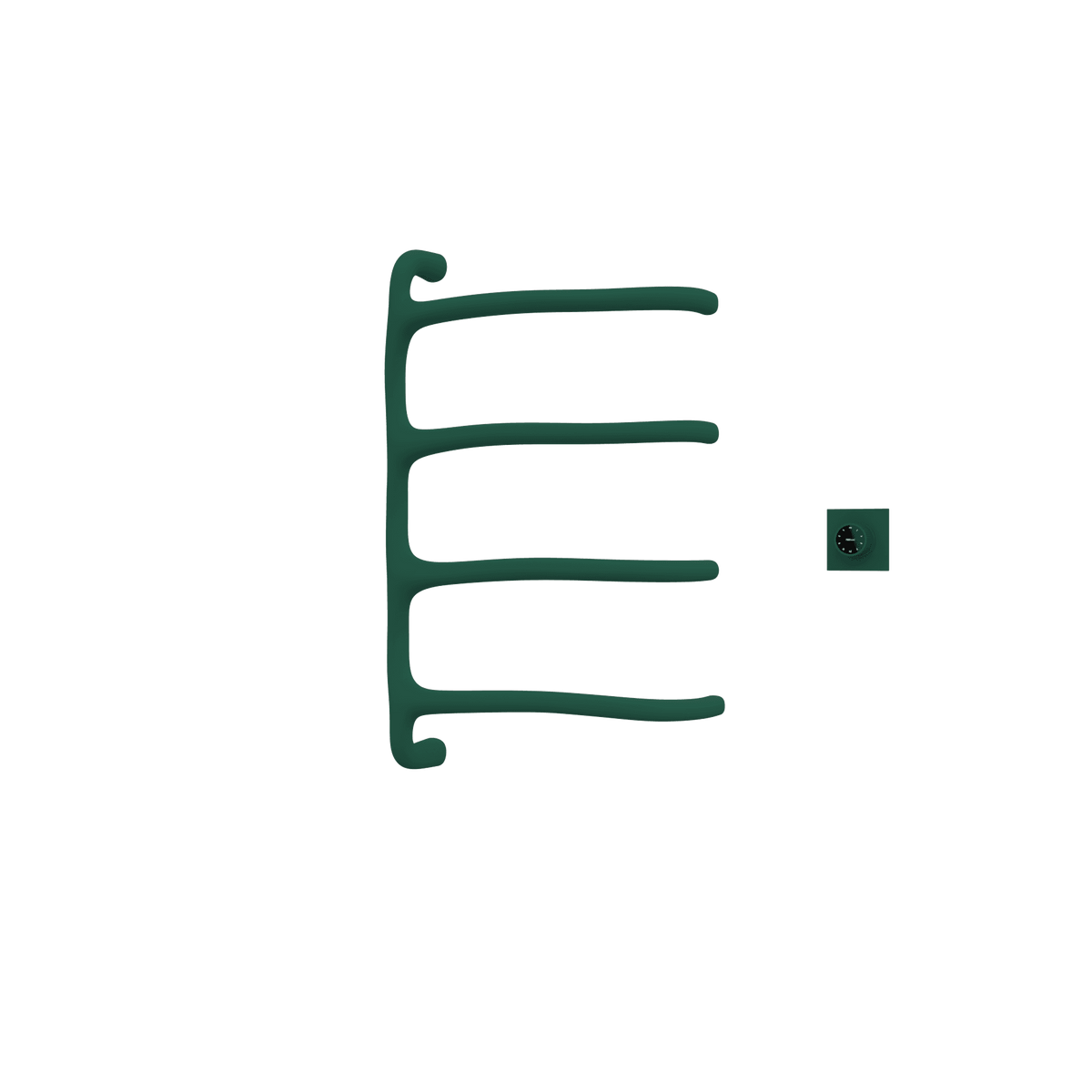 Sèche-serviettes P&Bhusri S8-M-EGR-XM Tuscany Glimmer, vert émeraude