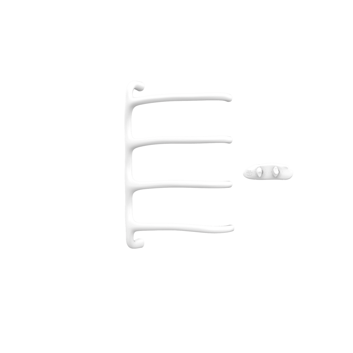 Sèche-serviettes P&Bhusri S8-M-MWH-XA Tuscany Glimmer, blanc brume