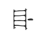 P&Bhusri S9-M-BLK-XA Chauffe-serviettes Verona en noir mat