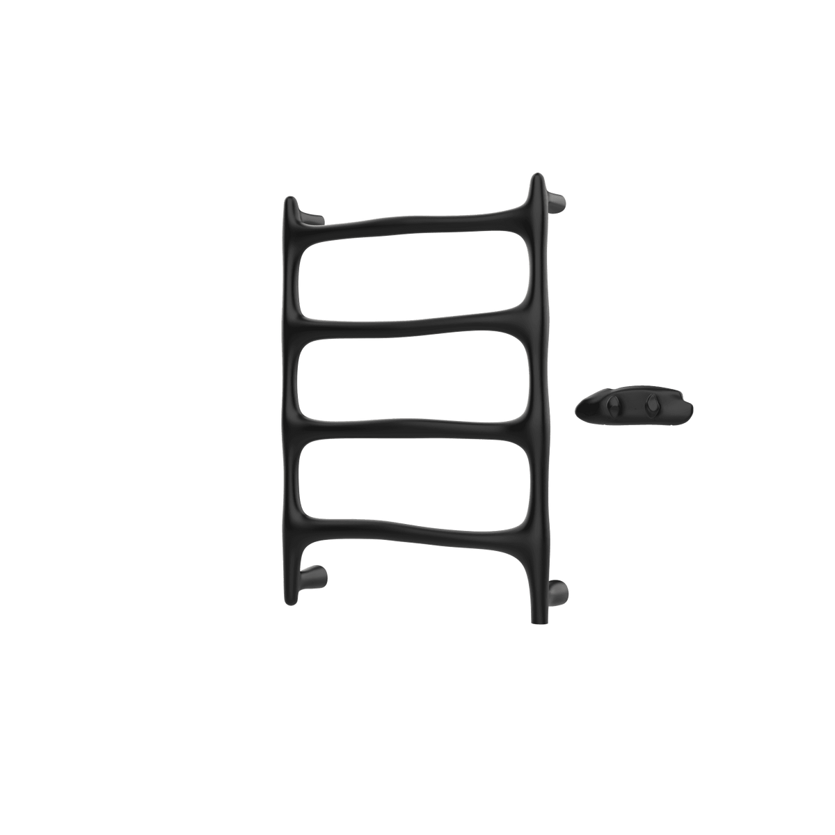 P&Bhusri S9-M-BLK-XA Chauffe-serviettes Verona en noir mat