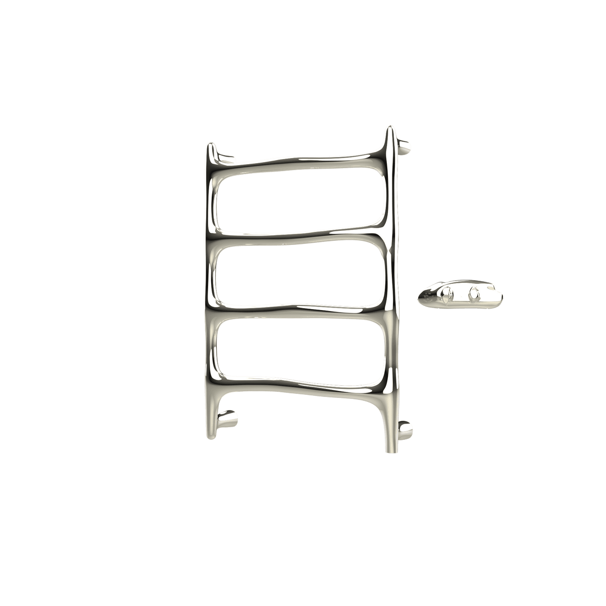 P&Bhusri S9-M-PWG-XA Chauffe-serviettes Verona en or blanc poli PVD