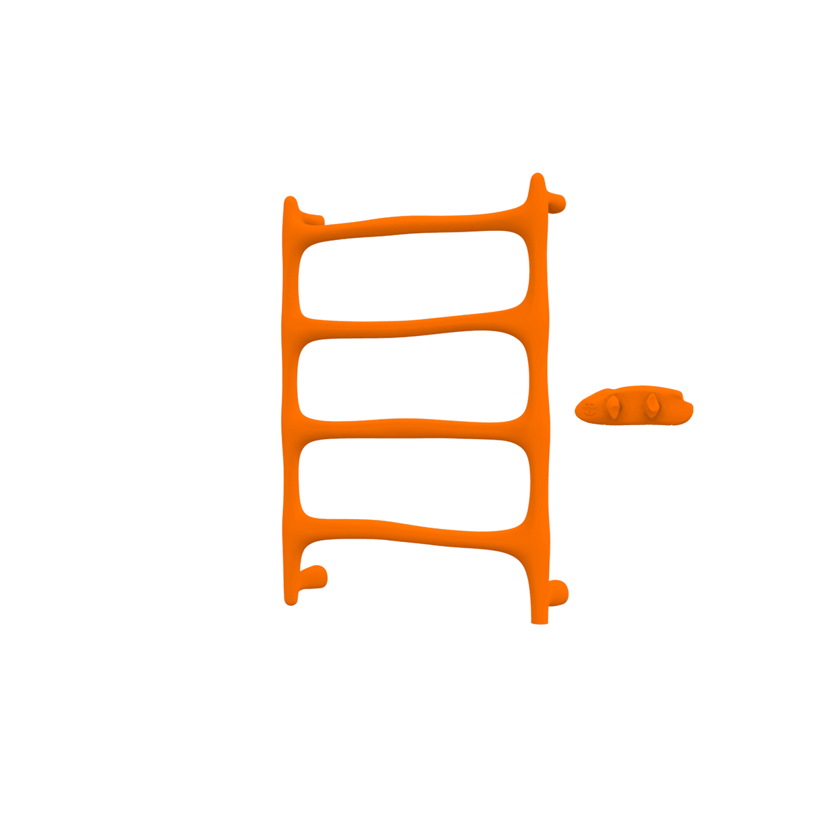 P&Bhusri S9-M-SOR-XA Chauffe-serviettes Verona en orange sienne