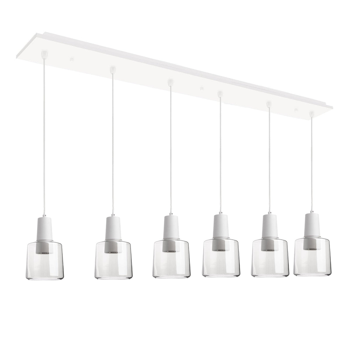 Kuzco Lighting MP12506WHCL-06 Samson LED Multi Pendant in White