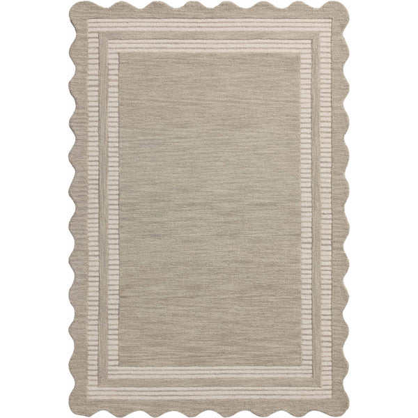 Tapis Scottie SCO-01 Gris Brume / Ivoire