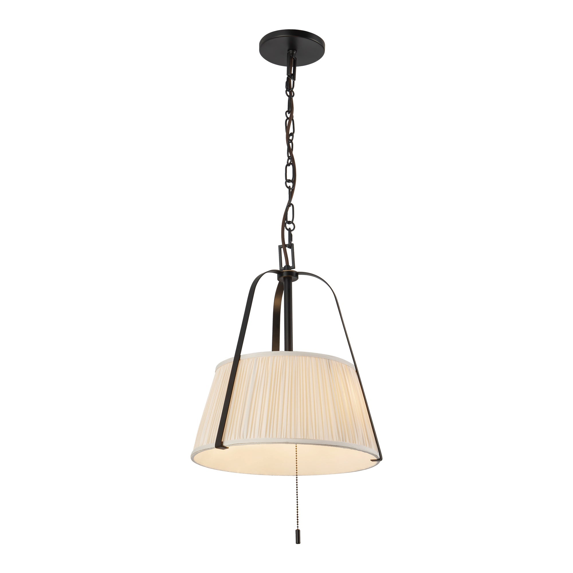 Alora Canada - PD675213MBBL - Two Light Pendant - Scout - Matte Black/Blue Linen