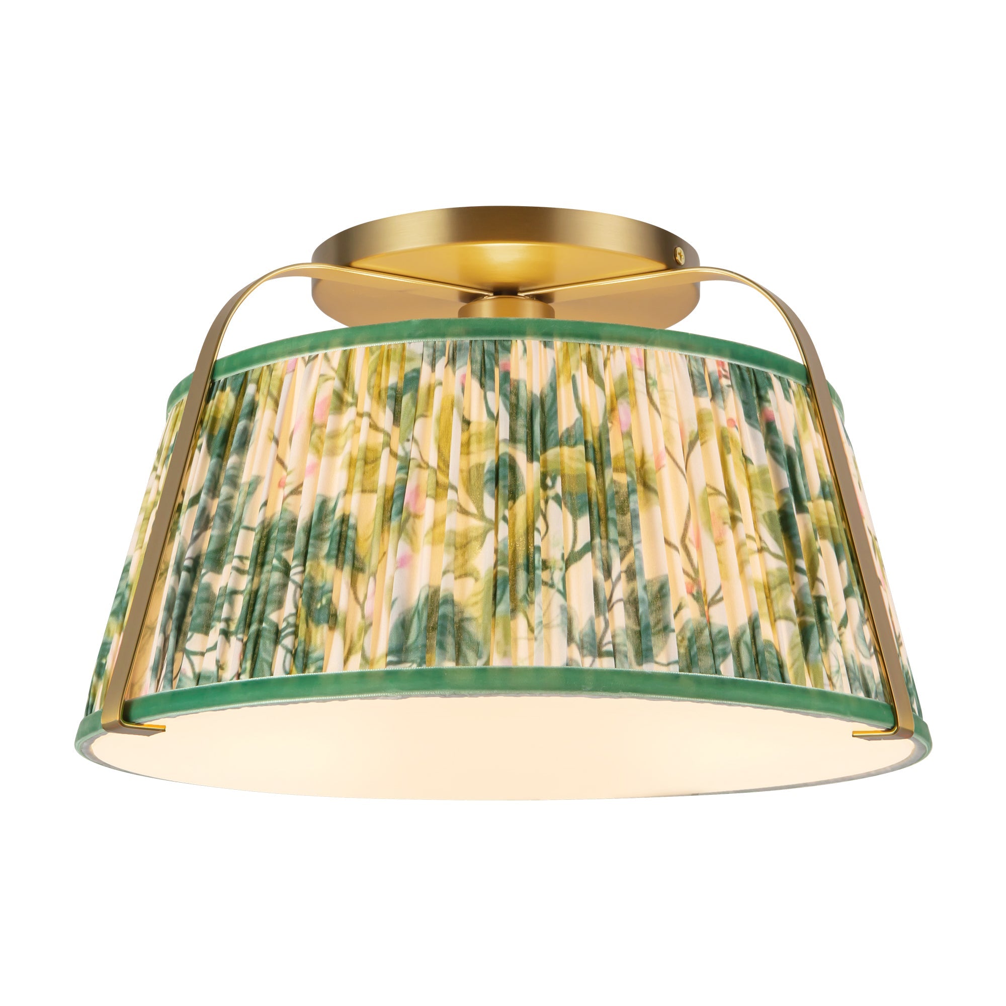 Alora Canada - SF675213MBWL - One Light Semi-Flush Mount - Scout - Matte Black/White Linen