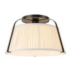 Alora Canada - SF675213MBGL - One Light Semi-Flush Mount - Scout - Matte Black/Green Linen