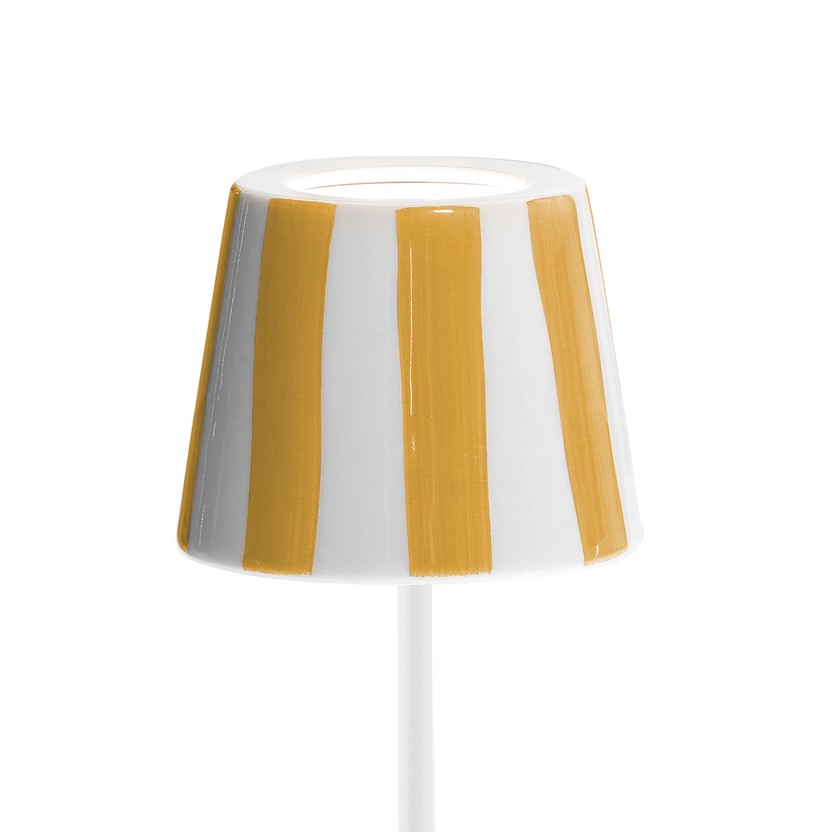 Zafferano America SDZA-340-BC2 Poldina Lido Shade in Yellow Stripes