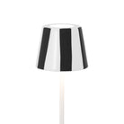 Zafferano America SDZA-490-BLACK Poldina Micro Lido Shade in Black Stripes