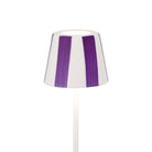 Zafferano America SDZA-490-LILAC Poldina Micro Lido Shade in Lilac Stripes