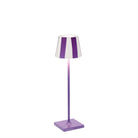 Zafferano America SDZA-490-LILAC Poldina Micro Lido Shade in Lilac Stripes