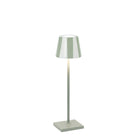 Zafferano America SDZA-490-SAGE Poldina Micro Lido Shade in Sage Stripes
