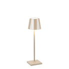 Zafferano America SDZA-490-SAND Poldina Micro Lido Shade in Sand Stripes