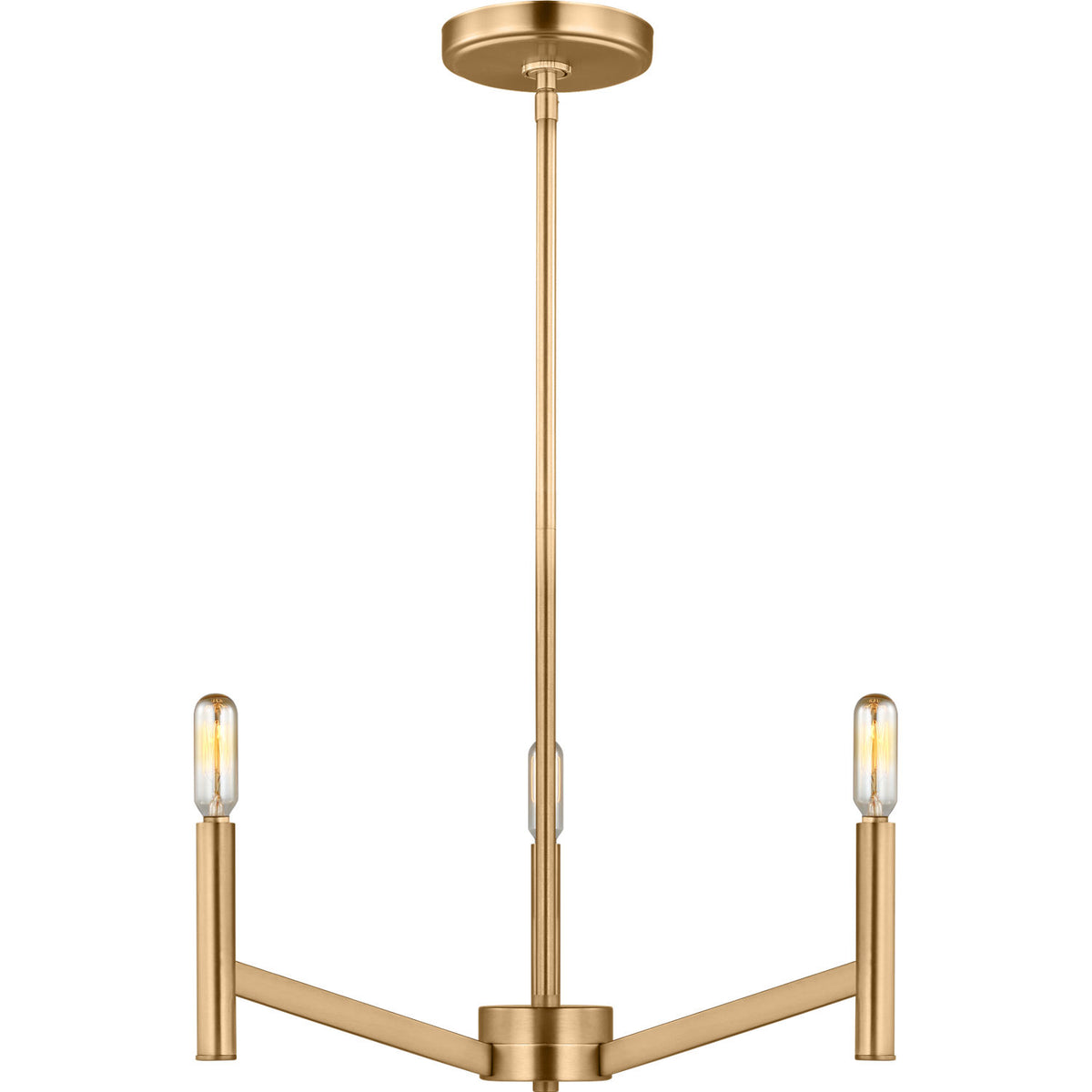 Collection Visual Comfort Studio 3124303-848 Vector Trois Lumières Suspendu
