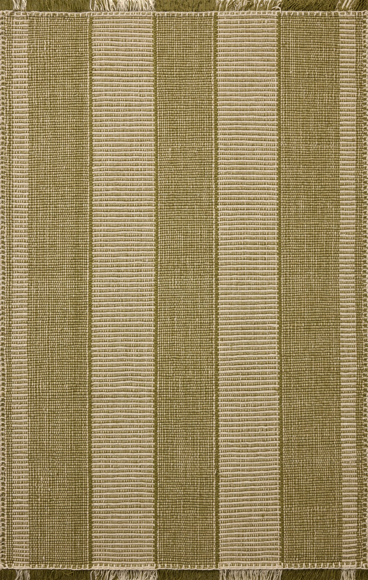 Loloi Rugs SIGRSIG-01GRIV Sigrid SIG-01 Green / Ivory Area Rug in Green / Ivory