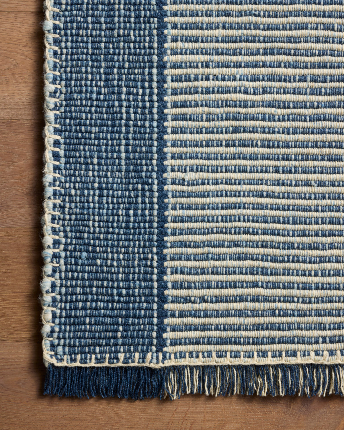 Loloi Rugs SIGRSIG-03INIV Sigrid SIG-03 Indigo / Ivory Area Rug in Indigo / Ivory