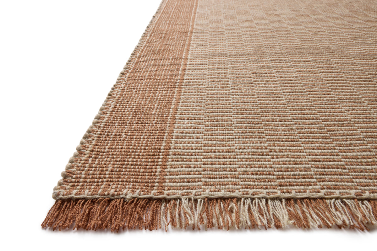 Loloi Rugs SIGRSIG-04CMIV Sigrid SIG-04 Cinnamon / Ivory Area Rug in Cinnamon / Ivory