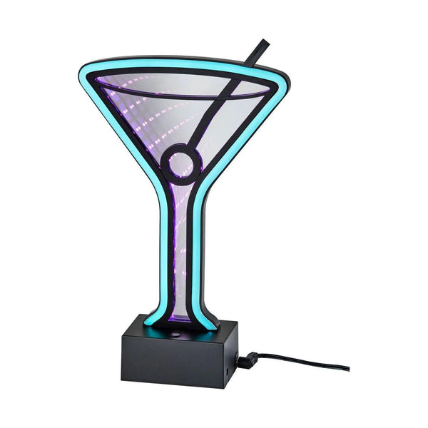 Infinity Neon Martini Glass