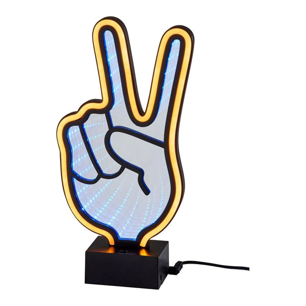 Infinity Neon Peace Sign